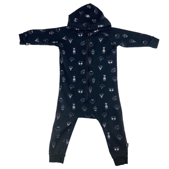 Whistle & Flute Other - Whistle & Flute Hooded Zip Up Romper - Size 3-4 yrs